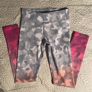 Athleta Girl Ombré Camo leggings